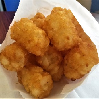 Sharks Burger - Tater tot perfection. Soooo good. - Burgers Near Me - Leander, Texas Sharks Burger - Tater tot perfection. Soooo good. - Burgers Near Me - Leander, Texas