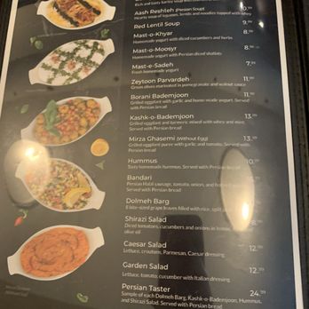 Darvish Restaurant - Appetizers menu - Persian/Iranian Near Me - Toronto, Ontario Darvish Restaurant - Appetizers menu - Persian/Iranian Near Me - Toronto, Ontario