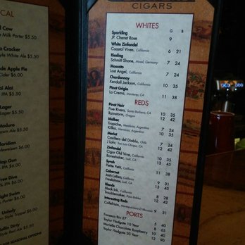 Long Ash Cigars - Menu - Cigar Bars Near Me - Tampa, Florida