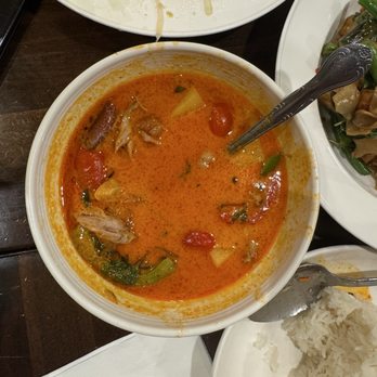 Nakorn Thai SF - B. Roast Duck in Red Curry - Thai Near Me - San Francisco, California Nakorn Thai SF - B. Roast Duck in Red Curry - Thai Near Me - San Francisco, California
