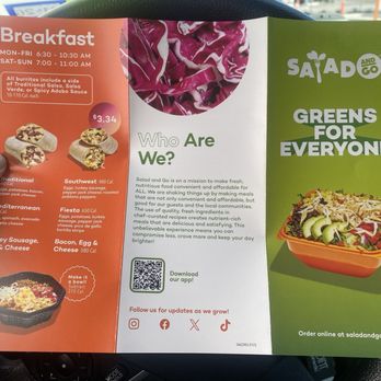 Salad and Go - Menu - Salad Near Me - Dallas, Texas Salad and Go - Menu - Salad Near Me - Dallas, Texas