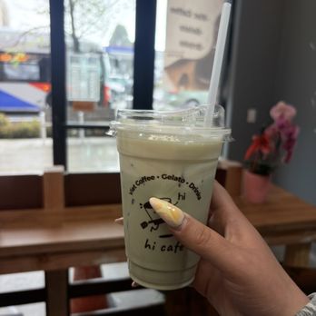 Hi Cafe - banana matcha cloud - Coffee & Tea Near Me - South San Francisco, California Hi Cafe - banana matcha cloud - Coffee & Tea Near Me - South San Francisco, California
