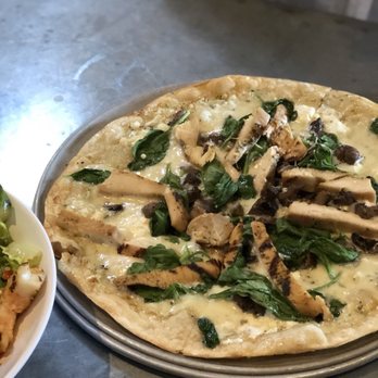 HS Green - I die with every bite... their truffle pizza is truly the best - Salad Near Me - Houston, Texas