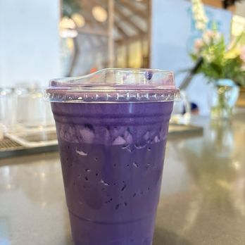 Contra Coffee & Tea - Ube (Kuya) latte - Coffee & Tea Near Me - Orange, California