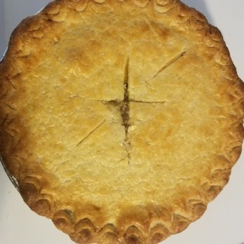 Pie Dreams - This was a 10 inch chili verde pie. Sooooo good and filling! - Desserts Near Me - Newark, California Pie Dreams - This was a 10 inch chili verde pie. Sooooo good and filling! - Desserts Near Me - Newark, California