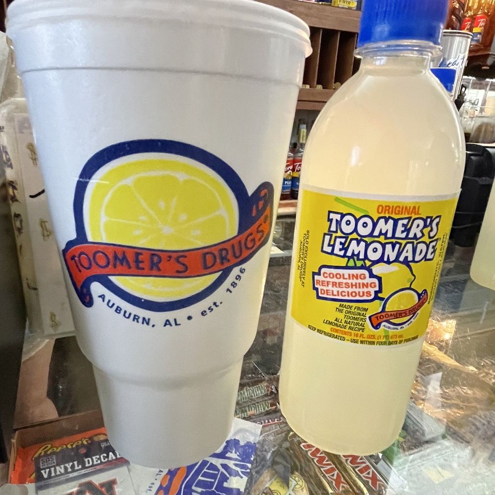 Large Lemonade for now, and a bottle to take to the kid at home.