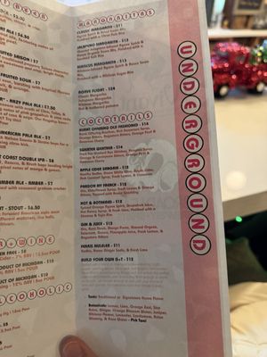 Menu photo 4 The Underground Lounge Grand Rapids, MI Menu photo 4 The Underground Lounge Grand Rapids, MI