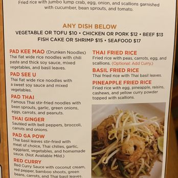 Eastern Palace - Thai food menu - Sushi Bars Near Me - Lancaster, Pennsylvania