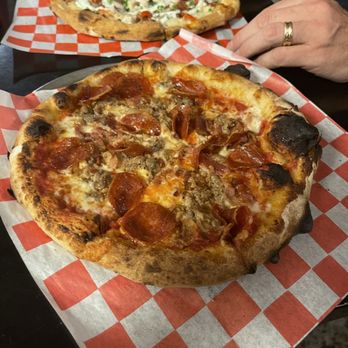 Cinders Wood Fired Pizza - Pepperoni pizza - Pizza Near Me - Redding, California Cinders Wood Fired Pizza - Pepperoni pizza - Pizza Near Me - Redding, California