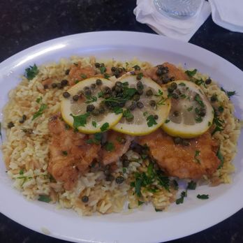 Bar 17 Grill - Chicken piccata with rice pilaf - Pizza Near Me - Seabrook, New Hampshire