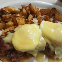 Eggs Irish with homemade hash. Yum Eggs Irish with homemade hash. Yum