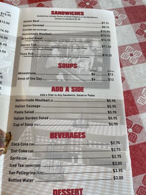 Menu photo 1 Sonny’s Italian Kitchen Roselle, IL Menu photo 1 Sonny’s Italian Kitchen Roselle, IL