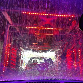 Extreme Express Car Wash - Lots of colorful and flashy lights - Car Wash Near Me - San Jose, California