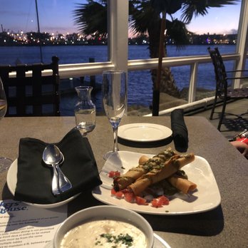 Parkers' Lighthouse - New England Clam Chowder Lobster and Shrimp Taquitos - Seafood Near Me - Long Beach, California Parkers' Lighthouse - New England Clam Chowder Lobster and Shrimp Taquitos - Seafood Near Me - Long Beach, California