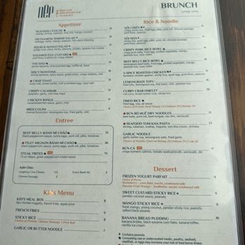 Nep Cafe - Menu 7/2026 - Breakfast & Brunch Near Me - Fountain Valley, California