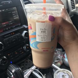 Dunkin' - I asked for a extremely light amount of ice and I asked for liquid sugar and didn't get either. They also didn't fill the cup up.