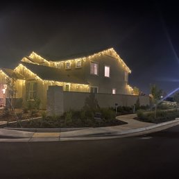 Installed decorations.