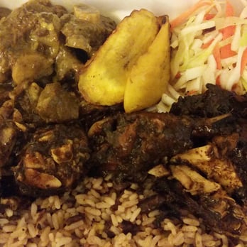 Island Grill - I couldn't decide between jerk chicken or curry goat, so they fixed me both for $15.50 (+tax) - Caribbean Near Me - Ottawa, Ontario Island Grill - I couldn't decide between jerk chicken or curry goat, so they fixed me both for $15.50 (+tax) - Caribbean Near Me - Ottawa, Ontario