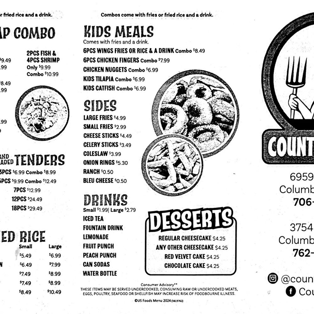 Country Wings - Menu - Burgers Near Me - Fort Mitchell, Alabama Country Wings - Menu - Burgers Near Me - Fort Mitchell, Alabama