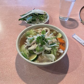 Saigon Pho & Seafood - Chicken pho with added veggies! I love mine a little spicy so I add chili paste, sriracha and some hoisin sauce as well - Vietnamese Near Me - Chandler, Arizona Saigon Pho & Seafood - Chicken pho with added veggies! I love mine a little spicy so I add chili paste, sriracha and some hoisin sauce as well - Vietnamese Near Me - Chandler, Arizona