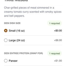 Menu Menu
