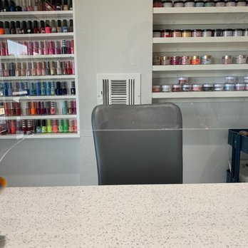 Blue Bliss Nails Spa - plexi glass - Nail Salons Near Me - Chandler, Arizona