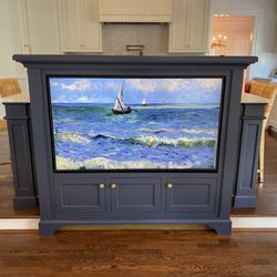 Meineke Audio Video Security - Kitchen Frame TV