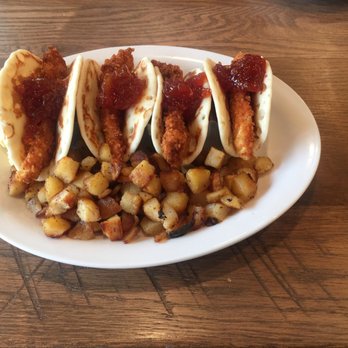 Frizzle Chicken Cafe - Chicken taco pancakes - Breakfast & Brunch Near Me - Pigeon Forge, Tennessee
