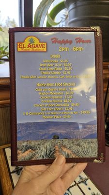 Menu photo 1 El Agave Mexican Restaurant Bellingham, WA