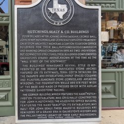 Texas Historical Commission - Hutchings, Sealy & Co. Historical Markers, Galveston