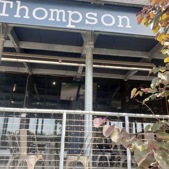 Thompson & Co - Entrance Deck sitting if desired - New American Near Me - Ypsilanti, Michigan Thompson & Co - Entrance Deck sitting if desired - New American Near Me - Ypsilanti, Michigan