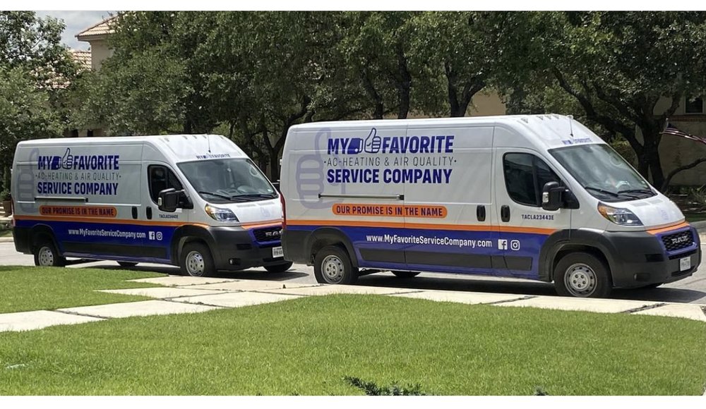 Slide of My Favorite Service Company