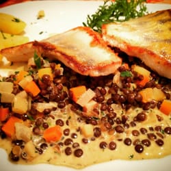 KARIN´S - Zander auf Belugalinsen