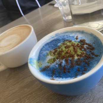 Millie's Cafe - Pasadena - Green tea latte with blue magic. Amazing - Breakfast & Brunch Near Me - Pasadena, California Millie's Cafe - Pasadena - Green tea latte with blue magic. Amazing - Breakfast & Brunch Near Me - Pasadena, California