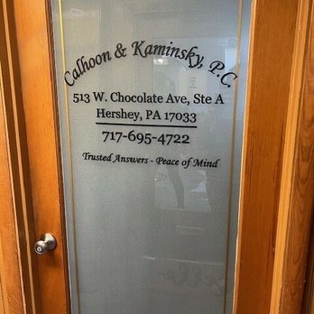 Calhoon & Kaminsky, P.C. - Workers Compensation Law Near Me - Hershey, Pennsylvania Calhoon & Kaminsky, P.C. - Workers Compensation Law Near Me - Hershey, Pennsylvania