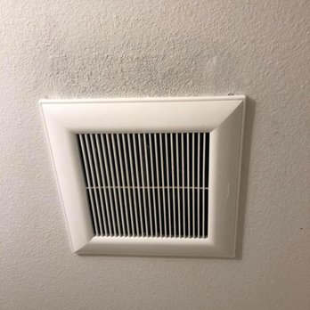 Handymax - Handymax patched the spot above the fan in this picture and added texture. We just need to paint when it's dry. - Handyman Near Me Handymax - Handymax patched the spot above the fan in this picture and added texture. We just need to paint when it's dry. - Handyman Near Me