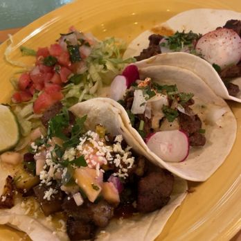 SouthBound - Three Tacos, one jerk, two carne asada - Tex-Mex Near Me - Charlotte, North Carolina