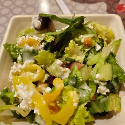 Holy Land Deli - Side salad with chicken kabobs (included)