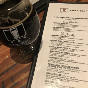 MobCraft Beer - Beer menu - Brewpubs Near Me - Milwaukee, Wisconsin MobCraft Beer - Beer menu - Brewpubs Near Me - Milwaukee, Wisconsin