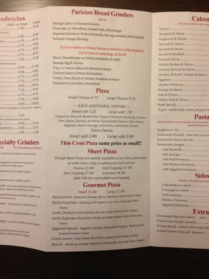 Menu photo 2 Paisanos Pizza & Spirits Leominster, MA Menu photo 2 Paisanos Pizza & Spirits Leominster, MA