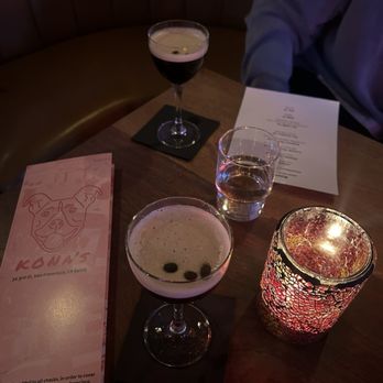 Kona's - Inside with a happy hour espresso martini - Bars Near Me - San Francisco, California Kona's - Inside with a happy hour espresso martini - Bars Near Me - San Francisco, California