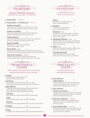 Menu photo 2 Taco Lovers Northfield, NJ