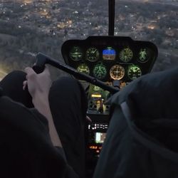 Gateway Helicopter Tours - Taking the controls for the first time!