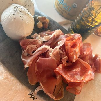 The Alley - Proscuitto, soppresata picante and mozzarella charcuterie - Italian Near Me - Miami Beach, Florida The Alley - Proscuitto, soppresata picante and mozzarella charcuterie - Italian Near Me - Miami Beach, Florida