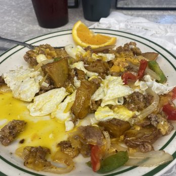 Home Grown - Donnies breakfast. I broke the eggs which were perfect - Diners Near Me - Atlanta, Georgia