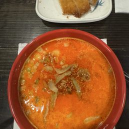 Tan Tan Udon + Pork Tonkatsu Tan Tan Udon + Pork Tonkatsu