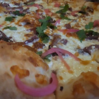 Italian Disco - Duck and papaya pizza... I do not recommend - Pizza Near Me - Baltimore, Maryland