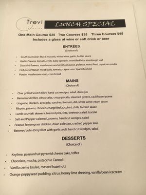 Menu photo 2 Trevi Lakeside Baulkham Hills, NSW Menu photo 2 Trevi Lakeside Baulkham Hills, NSW