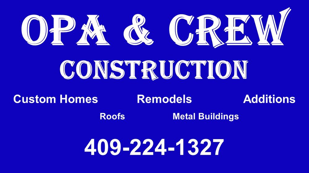 Slide of Opa & Crew Construction