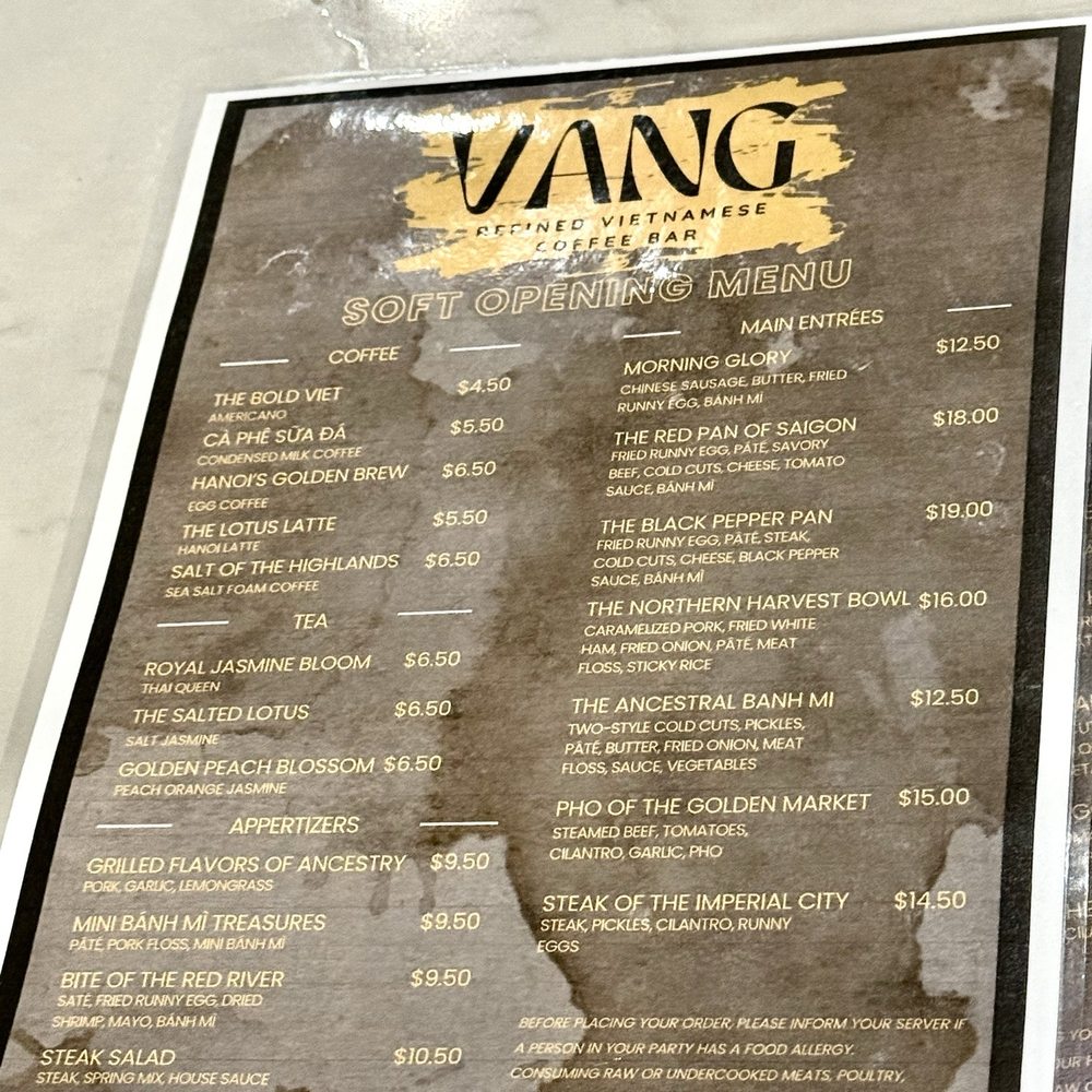 Vang Coffee Bar - Menu 3/7/25 - Coffee & Tea Near Me - Quincy, Massachusetts Vang Coffee Bar - Menu 3/7/25 - Coffee & Tea Near Me - Quincy, Massachusetts